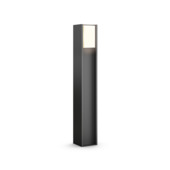 Philips Hue sokkellamp Turaco antraciet - warmwit licht 9W - hoog