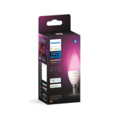 Philips Hue kaarslamp - wit en gekleurd licht 5W - 1  pack - E14