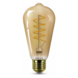 Philips LED edison E27 25W filament goud spiraal dimbaar