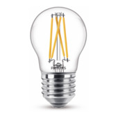 Philips LED kogel E27 40W filament helder warmglow dimbaar