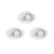 Philips inbouwset LED Pomeron sceneswitch 3x7W 2700K wit