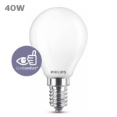 Philips LED kogel E14 40W mat niet dimbaar