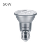 Philips LED  E27 50W dimbaar