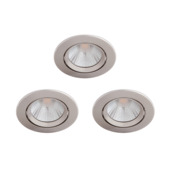 Philips inbouwset LED Sparkle 3x5.5W nikkel 2700K