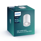 Philips myLiving plafondspot Pillar wit