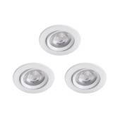 Philips inbouwset LED Sparkle 3x5W wit 2700K