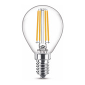 Philips LED kogel E14 25W filament helder warmglow dimbaar