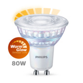 Philips LED spot GU10 80W warmglow dimbaar