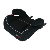 Carkids Zitverhoger zwart/wit groep 3 Isofix