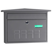 Arregui Brievenbus Deco Grijs