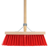 Straatbezem 35 cm met steel 140 cm