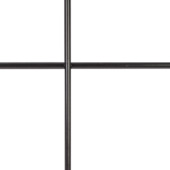 Binding Fix metalen klimrek zwart 150x45cm