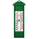 Thermometer min/max groen