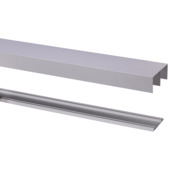 StoreMax rail t.b.v. R40 metaal zilver 180x8,1x4,1 cm