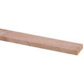 Lat geschaafd hardhout 9x27 mm 270 cm