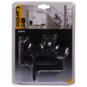 CanDo leuninghouder Sidney Mat Zwart (2 stuks)