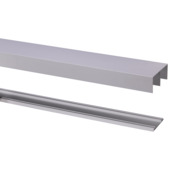 StoreMax rail t.b.v. R40 metaal zilver 240x8,1x4,1 cm