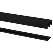 Storemax rail alu zwart 360cm R40