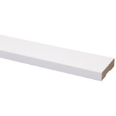 Deurlijst MDF wit folie carré 18x70 mm 260 cm