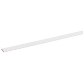 Afdeklijst MDF wit folie 4x22 mm 260 cm
