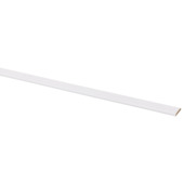 Afdeklijst MDF wit folie 4x22 mm 260 cm