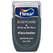 Flexa Strak op de Muur Easycare kleurtester mat grafietblauw/RAL 7016 30 ml