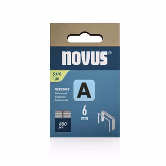 Novus nieten 800 stuks A53 6mm