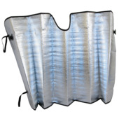 Carpoint zonnescherm voorruit 130×60 cm zilver