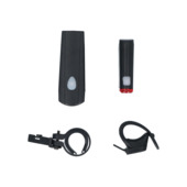 Dresco fietsverlichtingsset op batterij