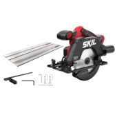 SKIL 20V cirkelzaag 3551CB brushless 57mm incl. alu geleiderails 2x 70cm en CT zaagblad (zonder accu)
