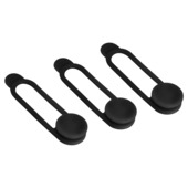 Q-Link cableorganiser zwart 3 stuks