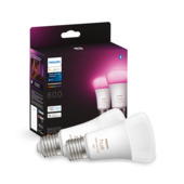 Philips Hue standaardlamp - wit en gekleurd 9W - 2 pack - E27