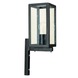 Buitenlamp Huizen zwart/glas