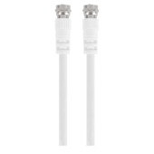 Q-Link coax kabel RG59 met F-connector 2 meter wit