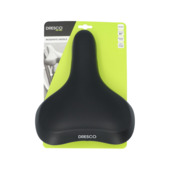 Dresco Fietszadel Towny Memoryfoam Zwart
