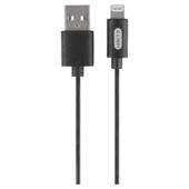 Q-link laadsnoer Iphone USB-A kabel 1 meter zwart