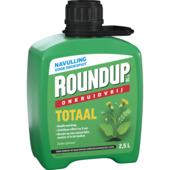 ROUNDUP® AC totaal onkruidvrij kant en klaar drukspuit navulverpakking 2,5 L