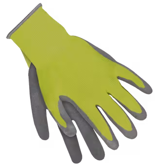 Tuinwerkhandschoenen maat 9  lime
