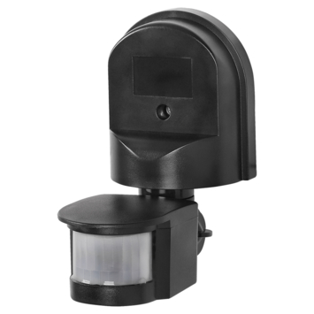 Q-LINK Bewegingsmelder opbouw wandmontage 180° IP44 zwart kopen? | Bewegingsmelders & schemerschakelaars | GAMMA