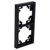 GAMMA Denali Afdekraam 2-Voudig Mat Zwart