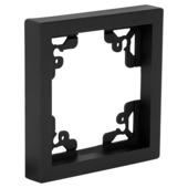 GAMMA Denali Afdekraam 1-Voudig Mat Zwart