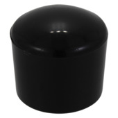 HANDSON meubeldop rond zwart 32 mm 4 stuks