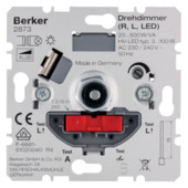Berker Inbouw Dimmer LED/Gloei/Halogeen