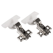 HANDSON Inboorscharnier met veer Type A (volledig opliggend) 35 mm wit - 2 stuks