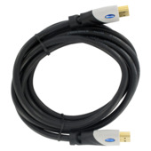 Q-Link HDMI kabel high speed gold plated 3D 5 meter zwart