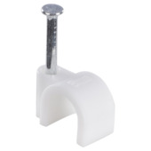 HANDSON kabelclip rond wit 8mm (25 stuks)