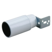 Handson lampfitting E14 haakse beugel wit