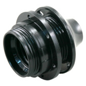 Handson lamphouder E27 incl. Kraag en Ring zwart