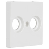 Schneider Merten System-M Centraalplaat Radio/TV Polarwit