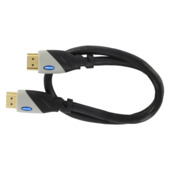 Q-Link HDMI kabel high speed gold plated 3D 0,5 meter zwart